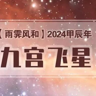 风水 | 2024甲辰年九宫飞星布局图